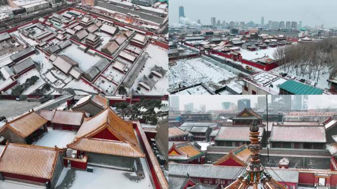 沈阳故宫雪景