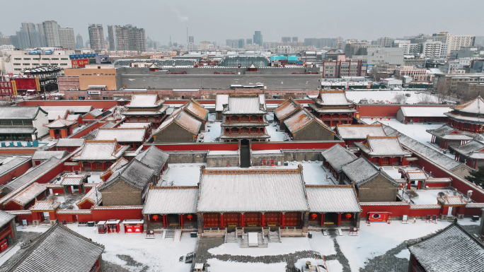 沈阳故宫雪景