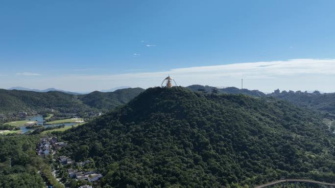 深圳盐田区大华兴寺航拍