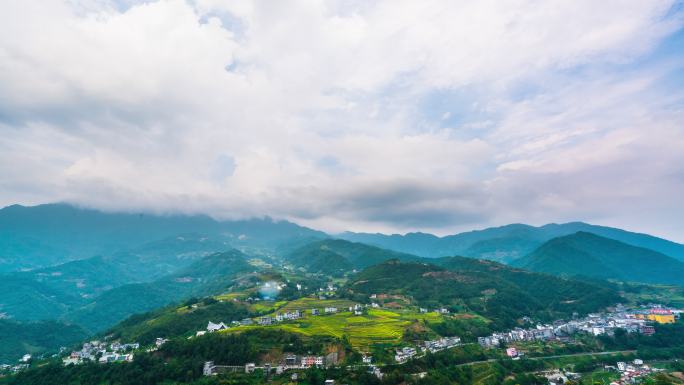 岚皋南宫镇梯田