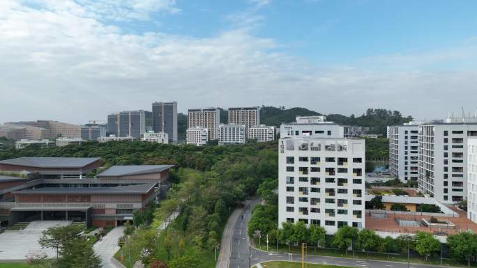 深圳南山区南方科技大学航拍