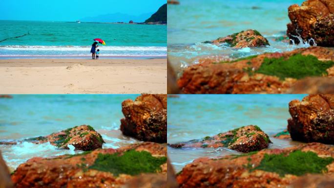 深圳西涌 最美海滩 看海 沙滩 海水