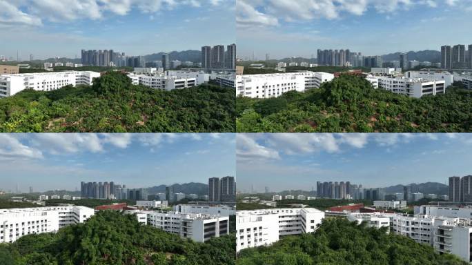 深圳南山区南方科技大学航拍