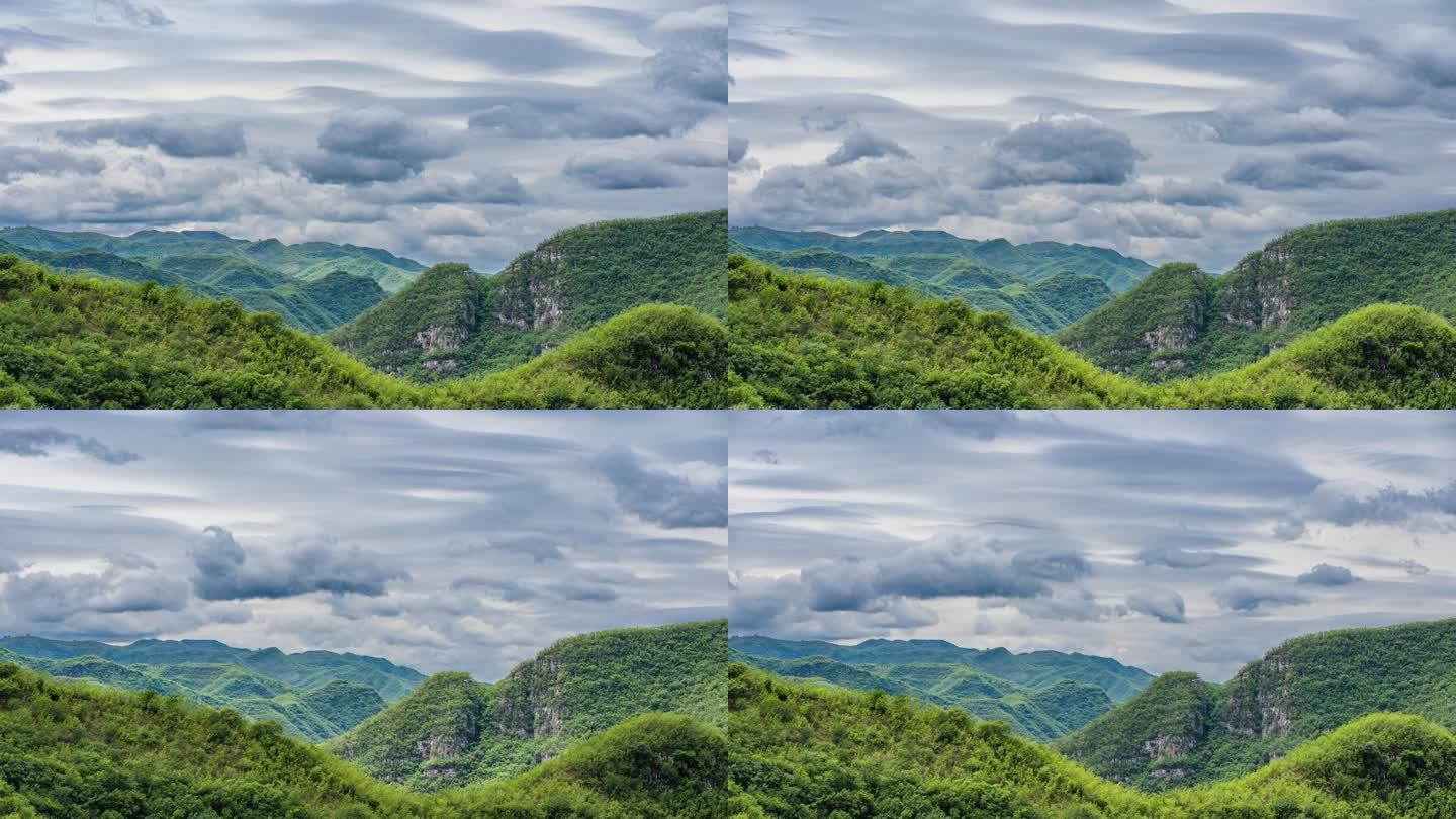 雨后的大山云动延时