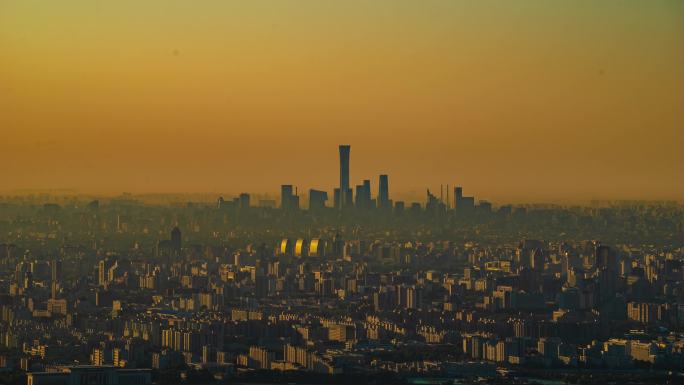 北京全景日出延时 鬼笑石夜景