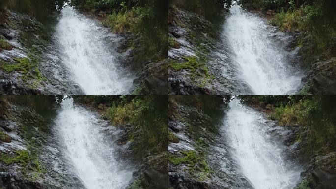 山间瀑布流水