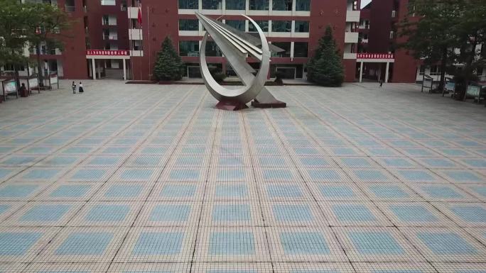柳州市第十二中学校园航拍加延时摄影