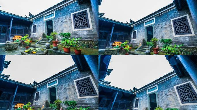 陕西安康白河县张家大院历史古建筑