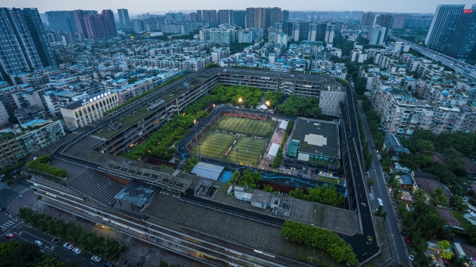 成都西村_日转夜延时