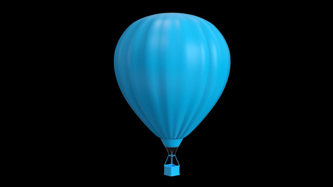 三维氢气球带通道