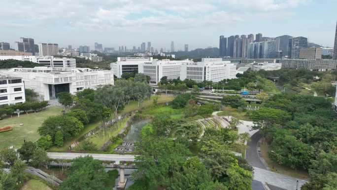 深圳南山区南方科技大学航拍