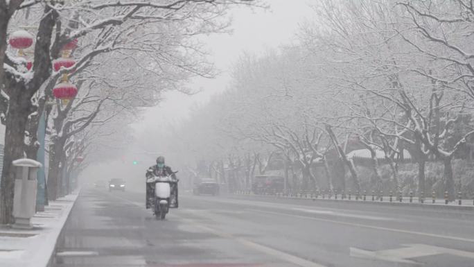 雪街景