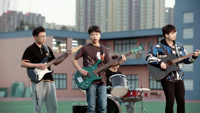 【4K】大学生吉他社团表演