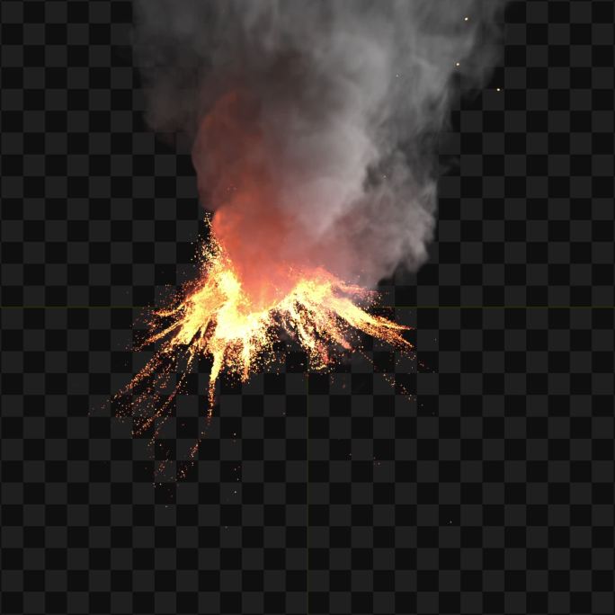 火山喷发1_8_1（有Alpha通道）