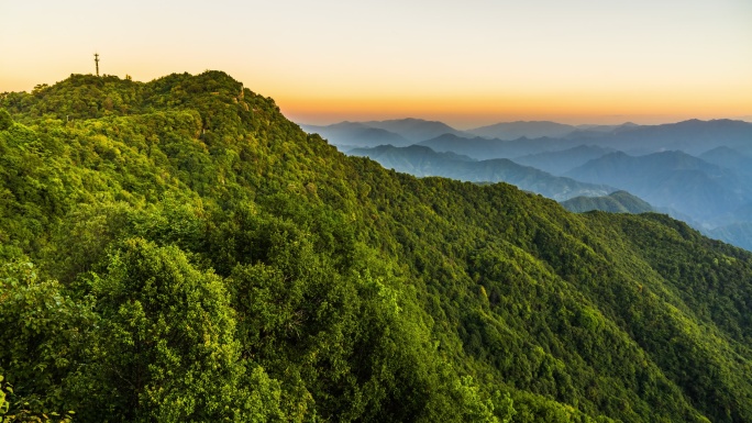 南宫山日落光阴