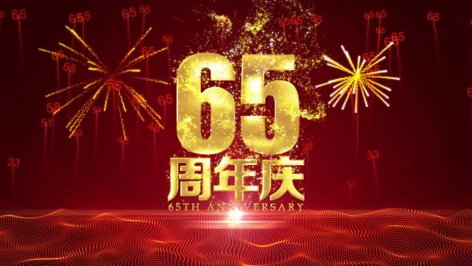 65周年庆黄金字主题