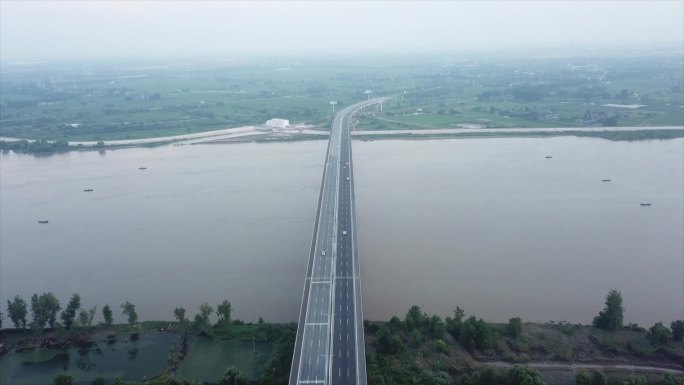 扬中跨江三桥航拍A021