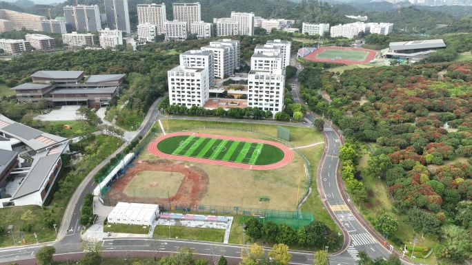 深圳南山区南方科技大学航拍