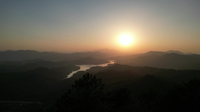 黄昏夕阳晚霞落日余晖