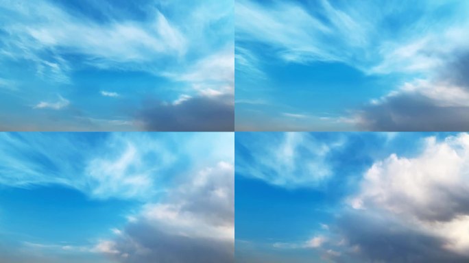 【HD天空】蓝天白云梦幻仙境云雾柔美云烟