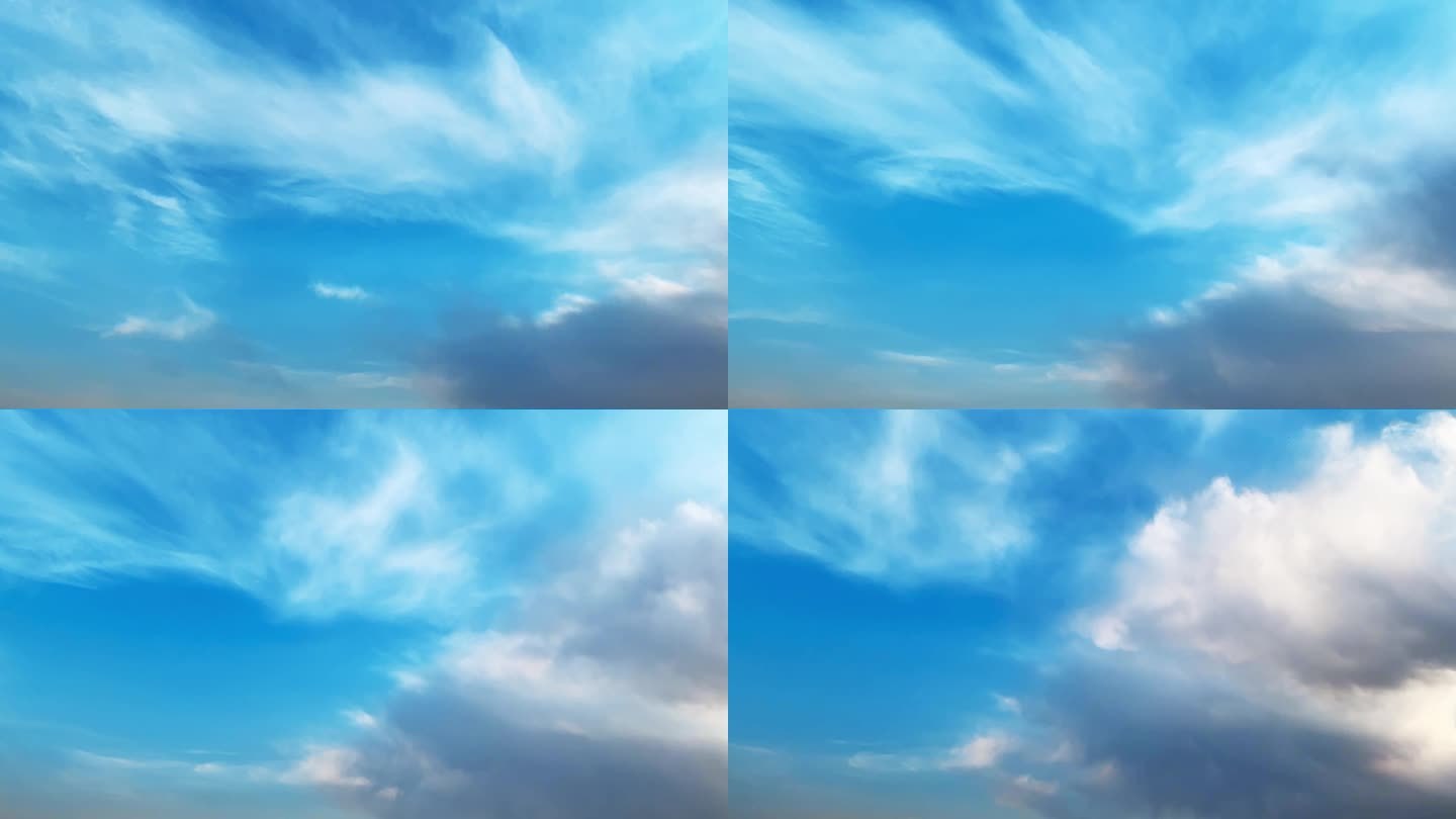 【HD天空】蓝天白云梦幻仙境云雾柔美云烟
