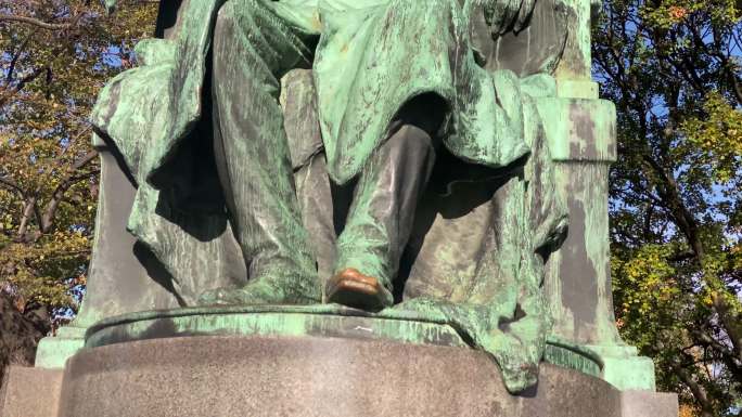 维也纳歌德雕像实拍