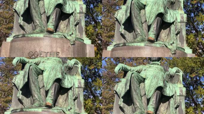 维也纳歌德雕像实拍