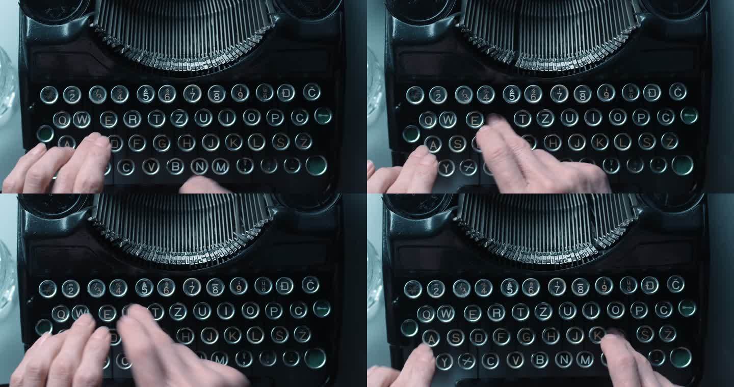 旧打字机上的LD快捷键