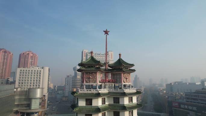 （4K高清）郑州地标建筑：二七塔