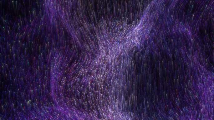 粒子紫色光流梦幻光效