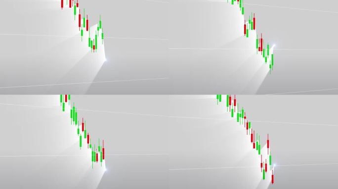 【内含成片】股票震荡下跌走势图经济形势