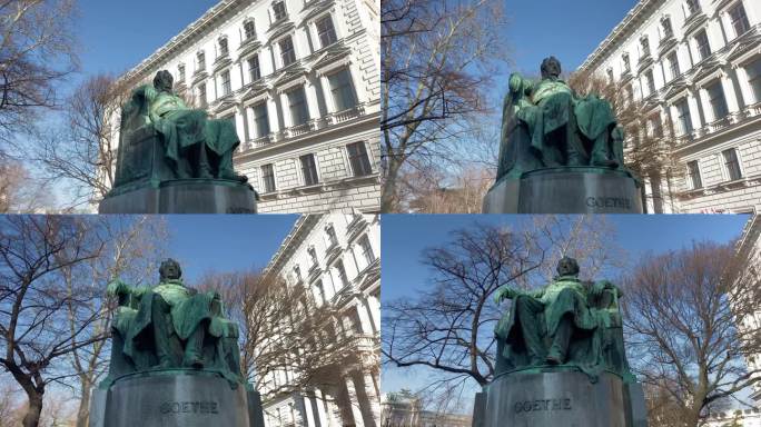 歌德纪念馆维也纳雕塑雕像