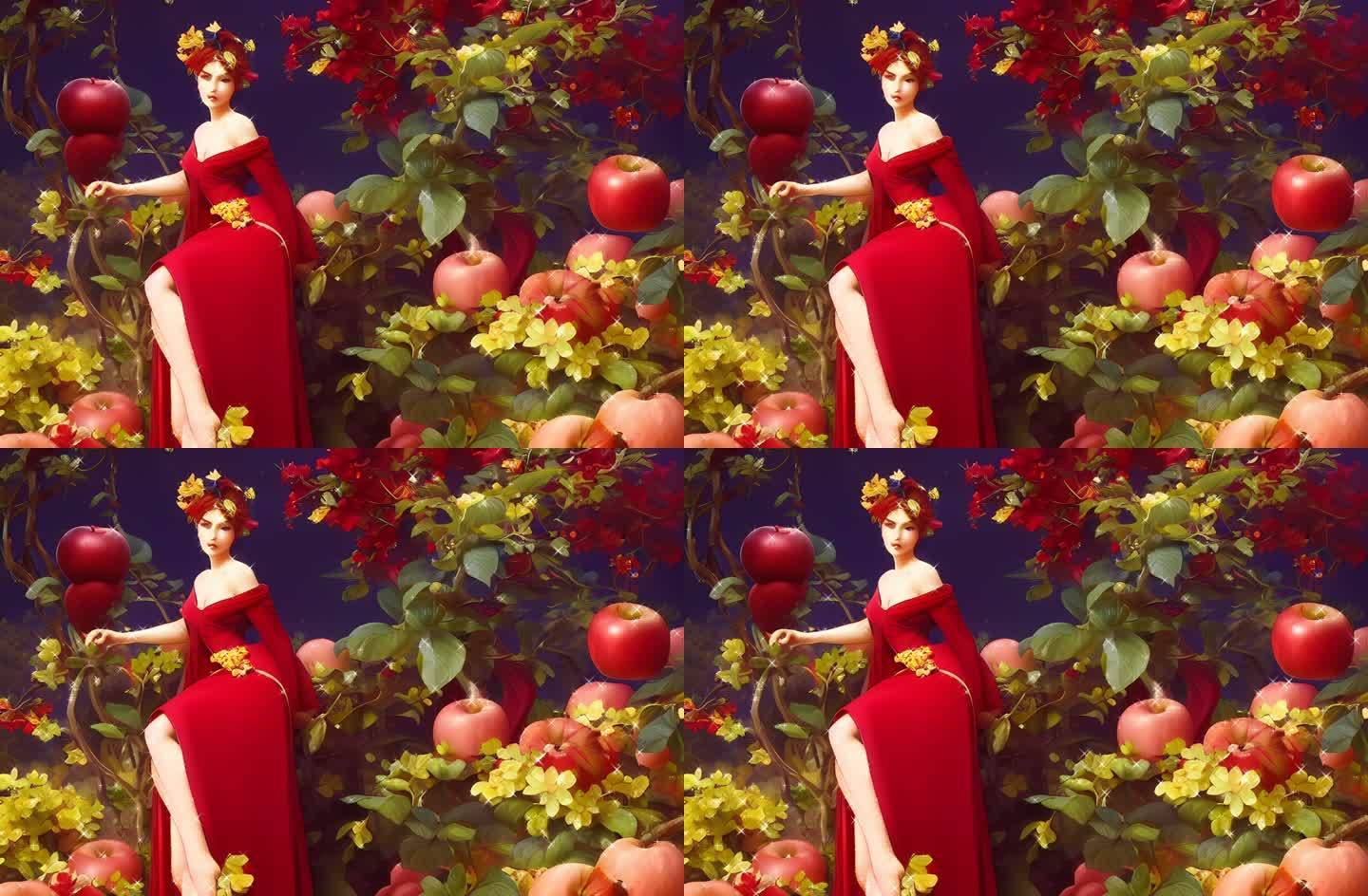 巫女苹果