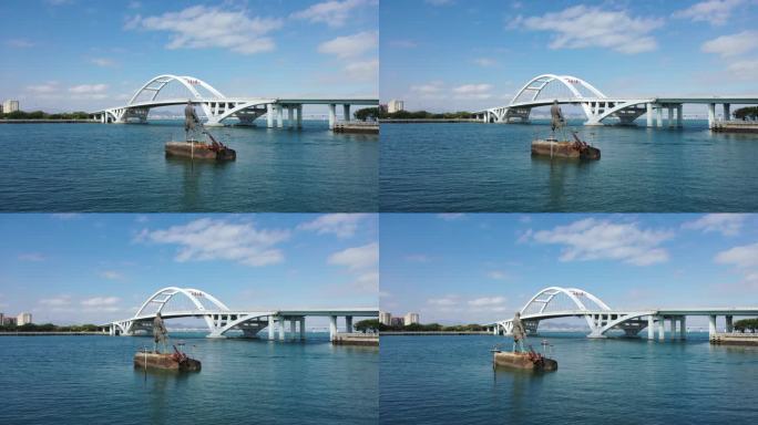 厦门五缘大桥航拍