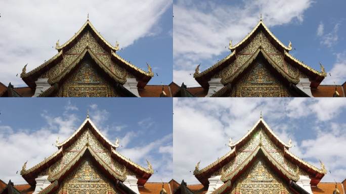 泰国古建筑延时摄影