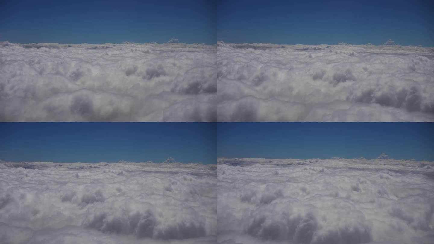 从飞机上看云云层云雾