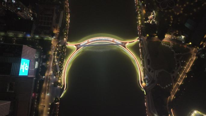海心桥俯拍定镜2