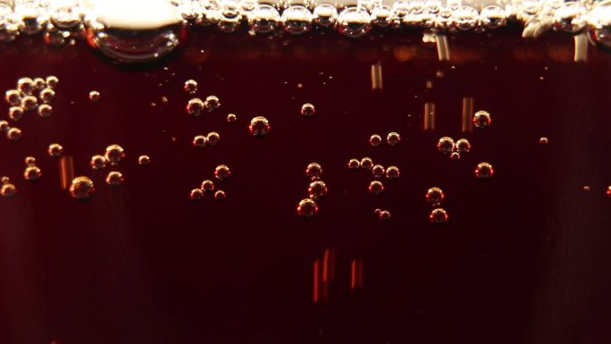 可乐饮料气泡可乐沙示碳酸饮料饮品气泡冰饮