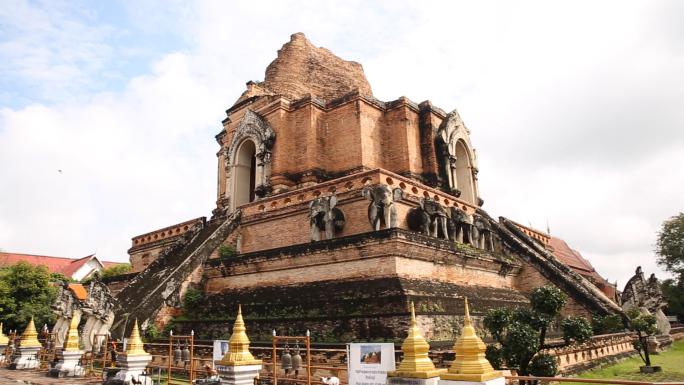 泰国清迈寺庙契迪龙寺