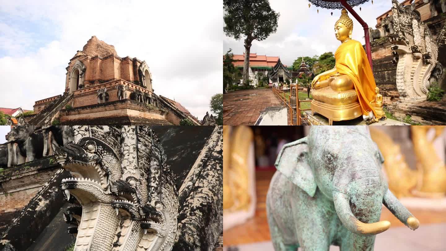 泰国清迈寺庙契迪龙寺