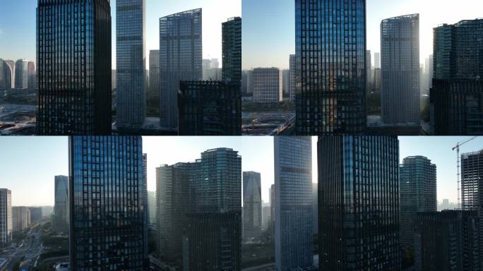 现代城市商务中心现代写字楼办公大楼