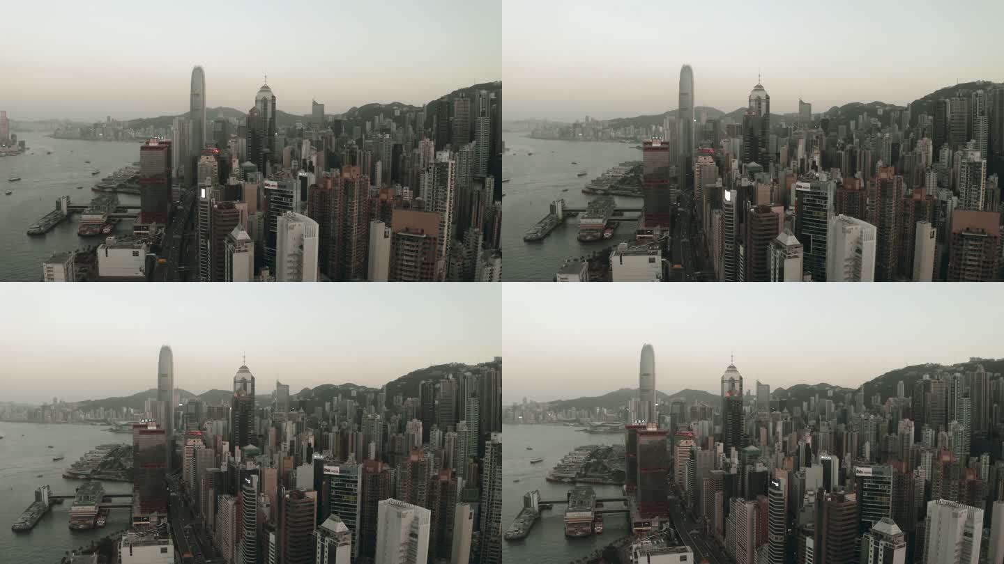 中国香港无人机视图