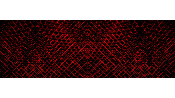 【宽屏时尚背景】红黑光影创意几何韵律矩阵