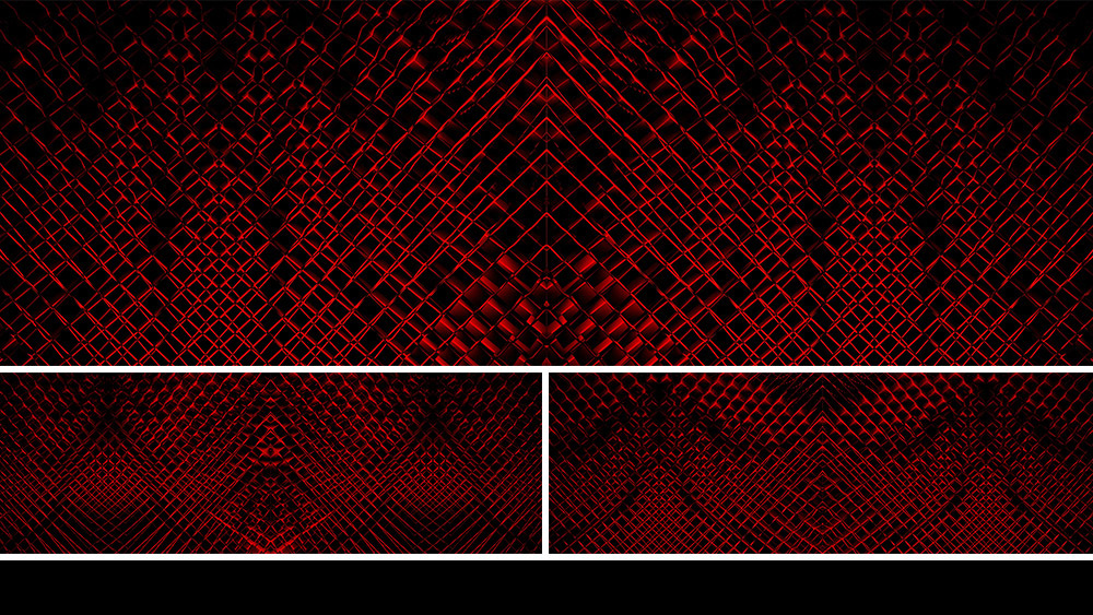 【宽屏时尚背景】红黑光影创意几何韵律矩阵