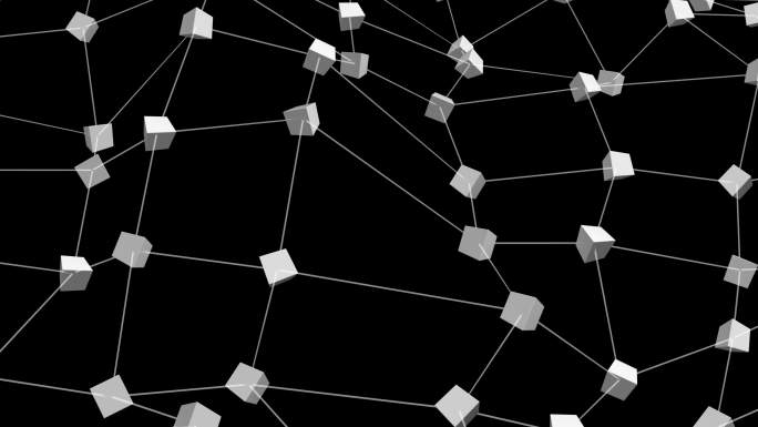 区块链数据块概念。加密货币挖掘工作证明数字货币元宇宙。