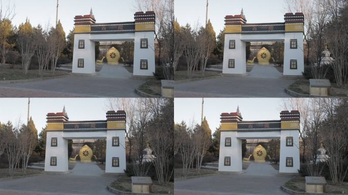 花博会公园西藏分园全景