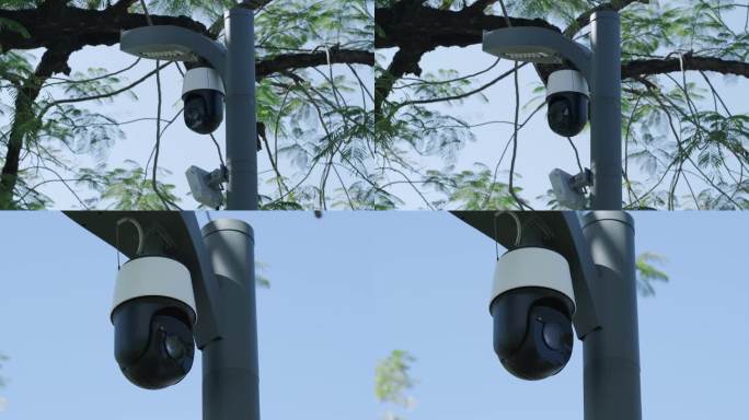 智能科技安防系统监控摄像头