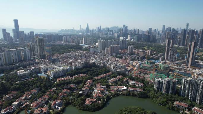 【正版素材】深圳南山区华侨城全景