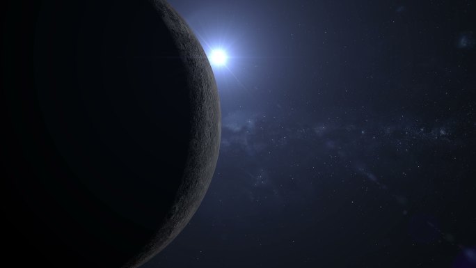 水星和太阳的自转，这段视频的元素由NASA提供