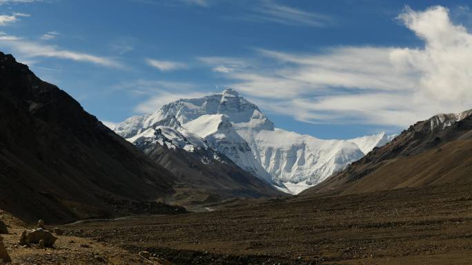 西藏珠穆朗玛峰延时拍摄